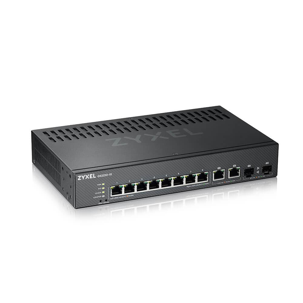 Zyxel GS2220-10-EU0101F switch de rede Gerido L2 Gigabit Ethernet