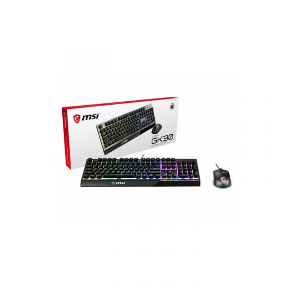 MSI Teclado Vigor GK30 Teclado Gaming Retroiluminado + Rato Clutch GM11 Espanhol
