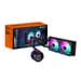GIGABYTE AORUS WATERFORCE X II 240 Kit de Refrigeração Líquida 240mm com 2x Ventoinhas ARGB DAISY-CHAIN e LCD