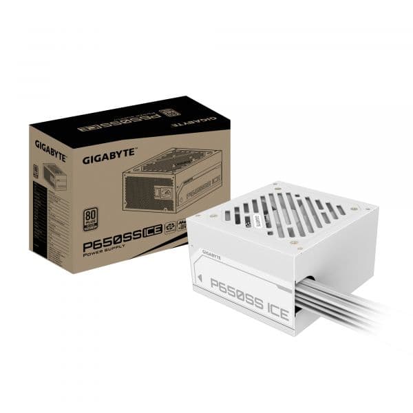 Gigabyte GP-P650SS ICE 650W 80 PLUS Silver Não Modular White