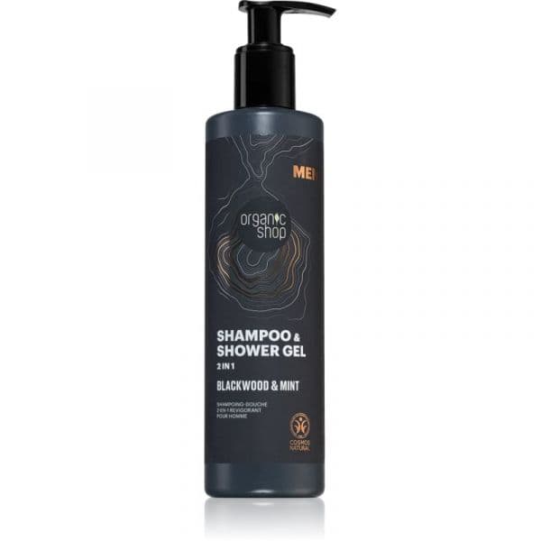 Organic Shop Men Blackwood & Mint Shampoo e Gel de Duche 2 em 1 280ml