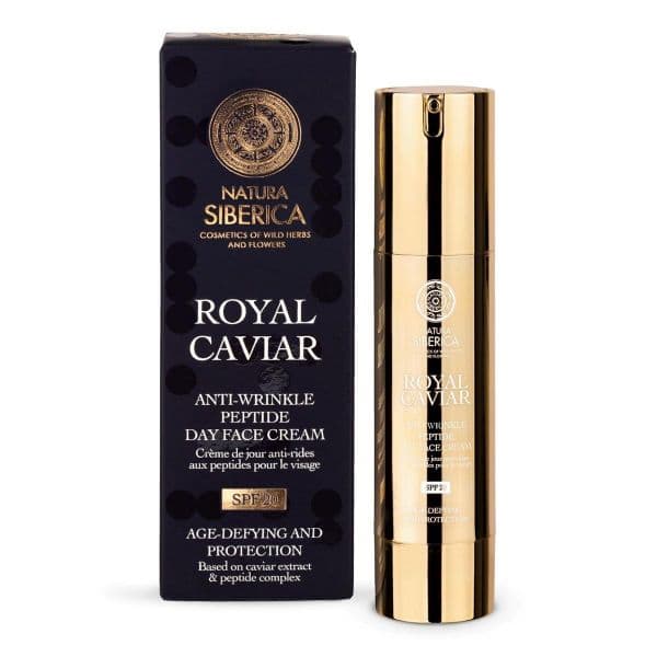 Natura Siberica Royal Caviar Creme Facial de Dia Antirrugas com Péptidos Spf 20 50ML