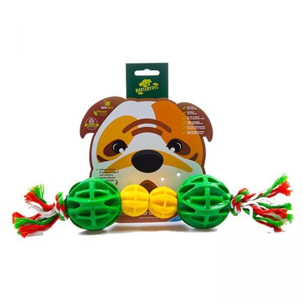 Baxter Toys Brinquedo Cão Corda 4 Bolas e Laço