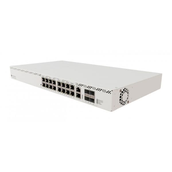 Switch Mikrotik CRS320-8P-8B-4S+RM 17 portas Gigabit PoE Montagem rack 4 SFP+