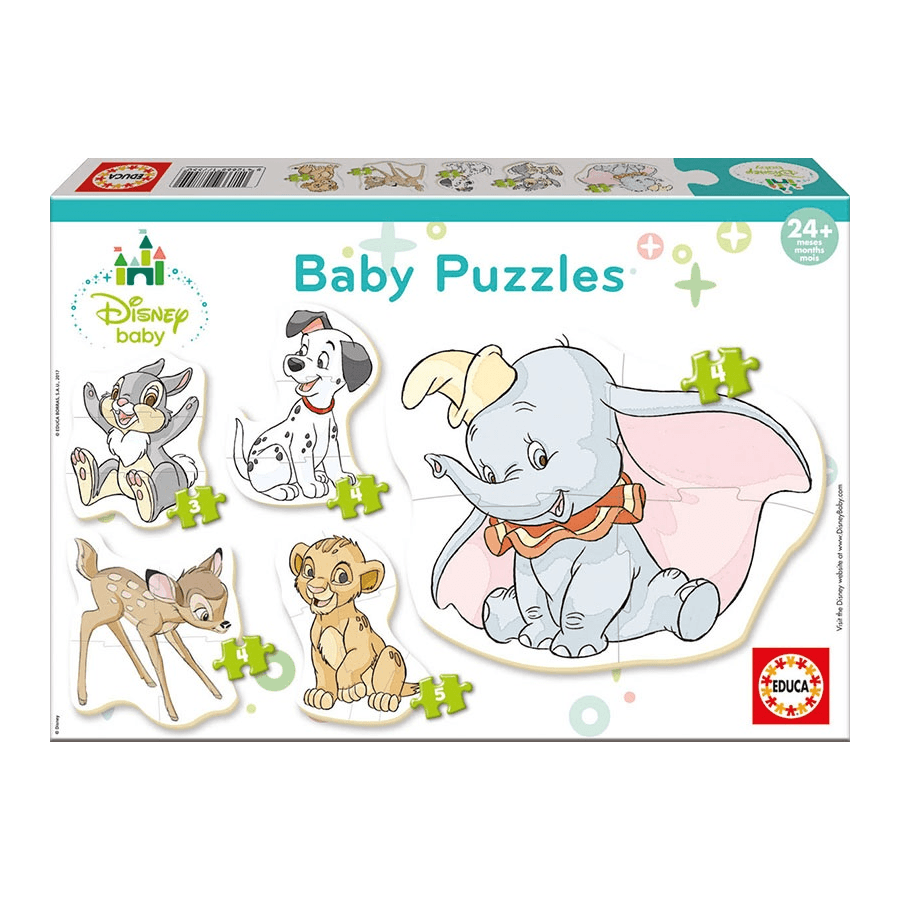 Educa 5 Baby Puzzles Animais Disney