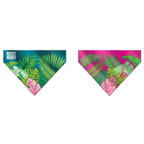 Max & Molly Bandana Reversível Tropical L