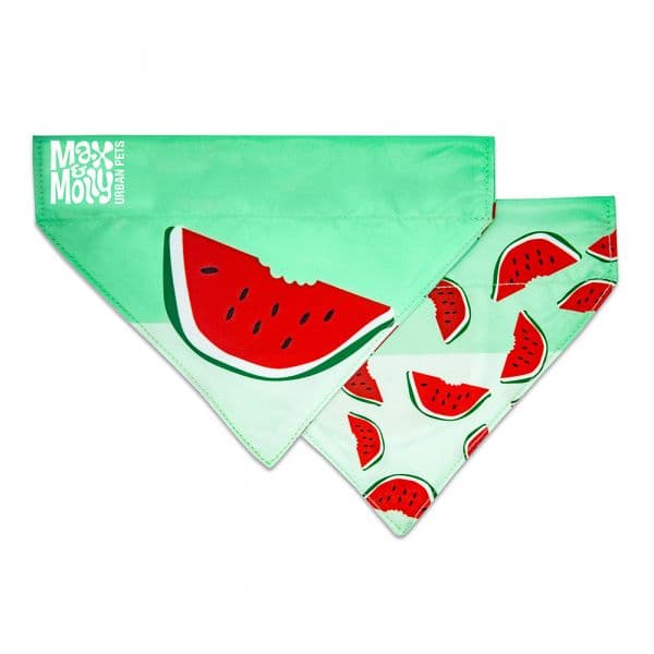 Max & Molly Bandana Melancia Cães S