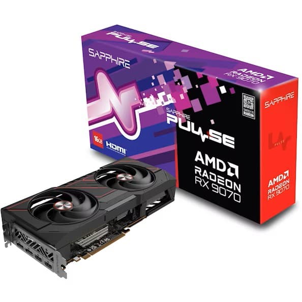 Sapphire Radeon RX 9070 PULSE 16GB GDDR6