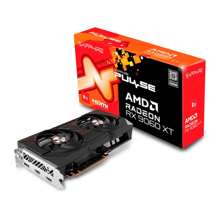 Sapphire Pulse Radeon RX 9060 XT 8GB GDDR6 Gaming Dual-X Cooling