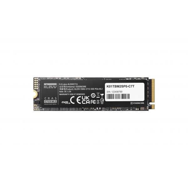 SSD Klevv 512GB CRAS C715 M.2 PCIe 3.0 NVMe