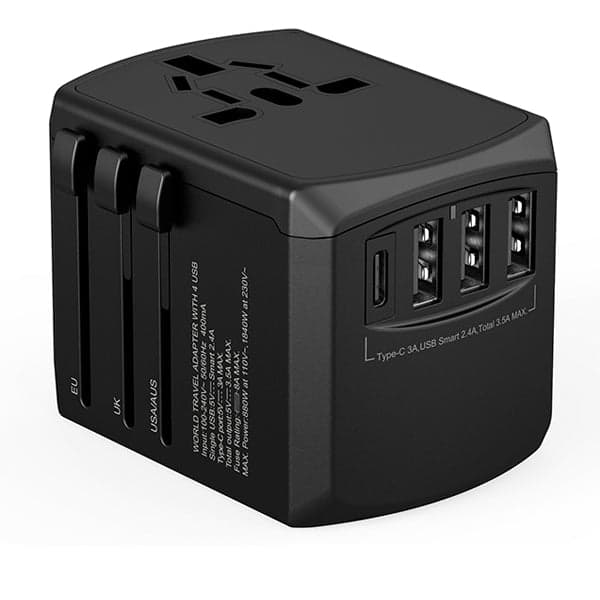 Xoopar Carregador de Viagem Universal 15W Preto