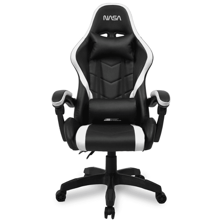Cadeira Gaming Nasa Orion Black and White