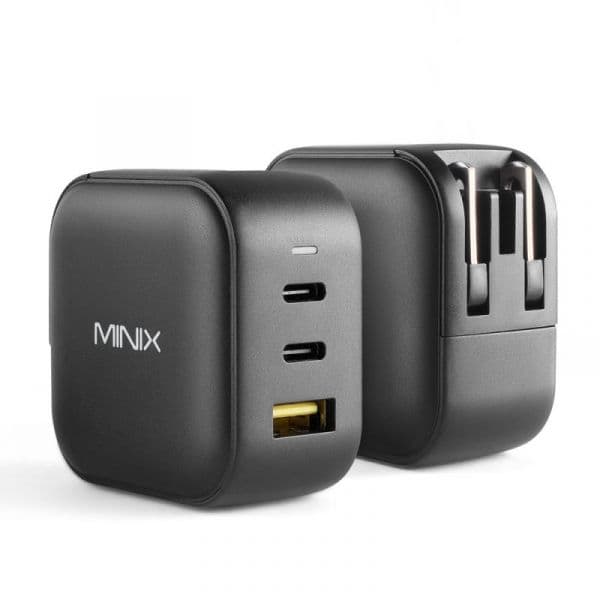 MiniX Alimentador NEO-P1 65W 2x USB-C PD + USB-A QC