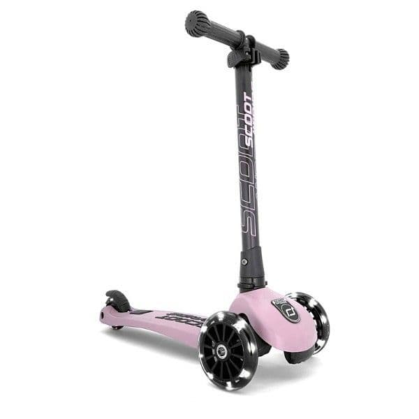 Scoot & Ride Highwaykick Three led Rose