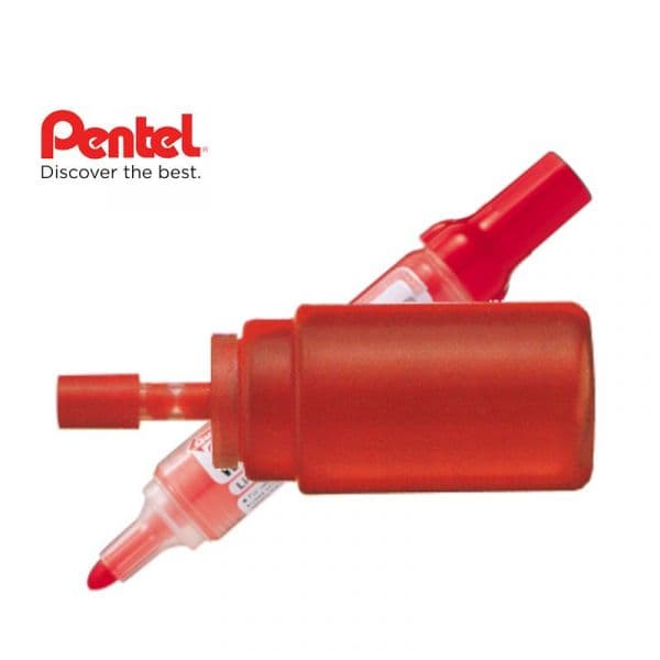 Pentel Recargas de Tinta para Marcadores Easyflo Vermelho 12Un.