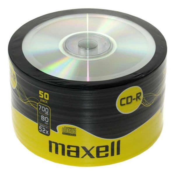 Maxell CD-R 700MB 52x SH 50 Unidades