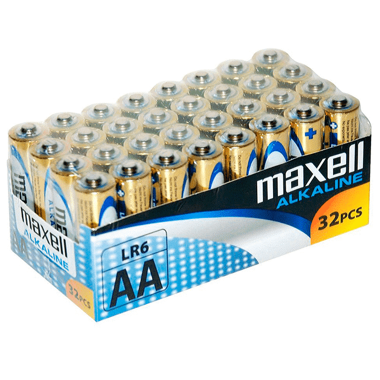 Maxell Pack Pilhas AA LR6 32 Un.