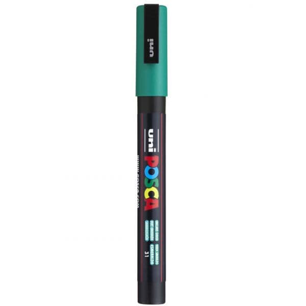 Uni Marcador Posca PC-3M Verde Esmeralda