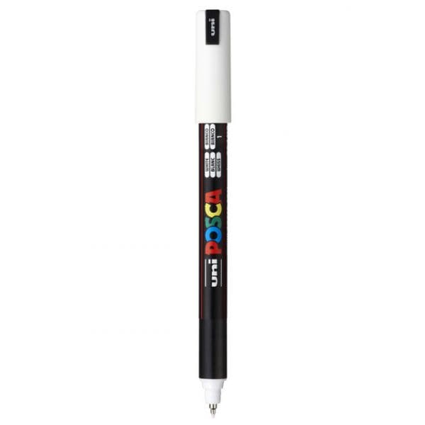 Uni Marcador Posca PC-1MR Branco