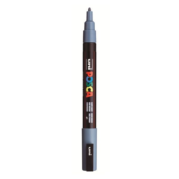 Posca Marcador Uniball PC-3M 0,9mm Cinza Slate 1 Un.