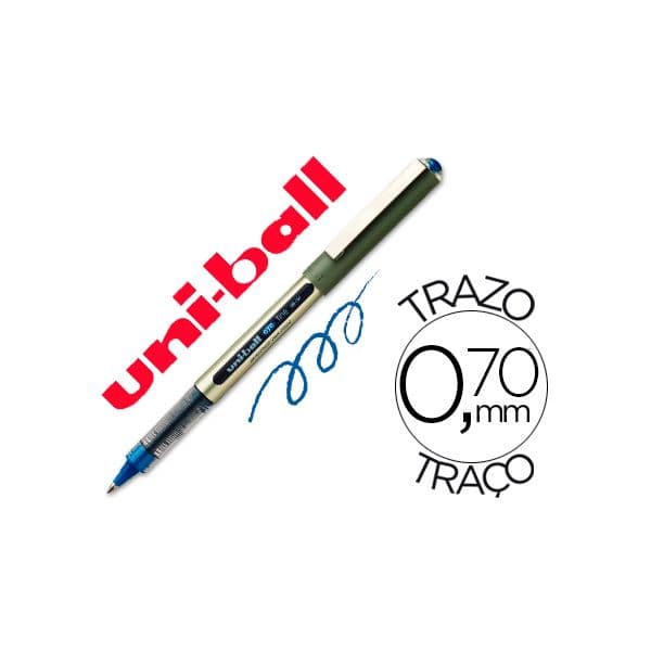 Uni Caneta Roller Eye Fine UB157 0.7mm Azu 12 Unidades - 1291400A