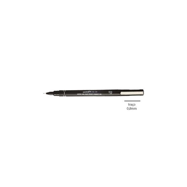 Uni-Ball Marcador Calibrado 0.8 Preto- 1 Un.