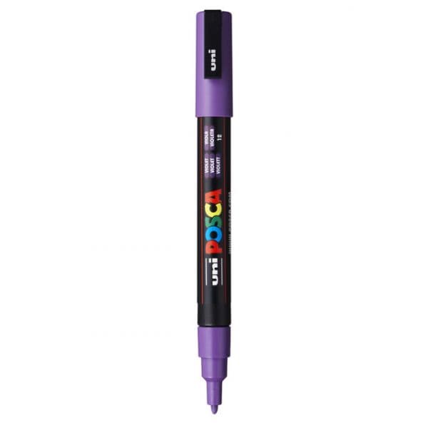 Uni Marcador Posca PC-3M Violeta
