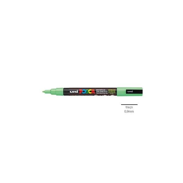 Uni Marcador Posca PC-3M Verde Claro