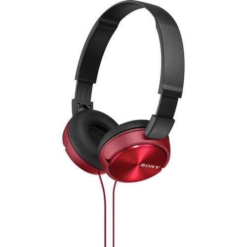 MDR-ZX310R VERMELHO - AUSCULTADORES DE TIPO AURICULAR FECHADO