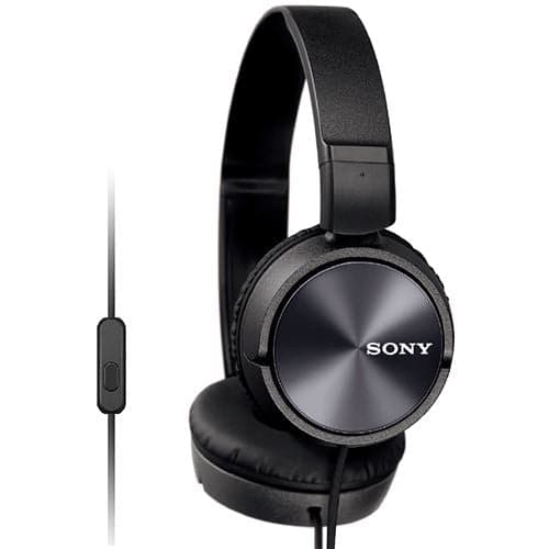 Sony Auscultadores MDR-ZX310AP Black Outdoor
