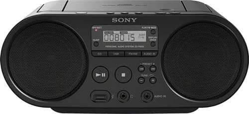 Rádio CD Sony ZSPS50 Preto
