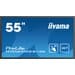 iiyama ProLite TH5565MIS-B1AG Plasma digital 139,7 cm (55") LED 400 cd/m² Full HD Preto Ecrã táctil 24/7