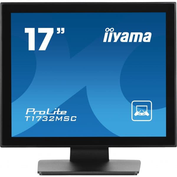 Monitor Iiyama 17" ProLite T1732MSC-B1S 1280x1024 Touchscreen HDMI DisplayPort Speakers Black