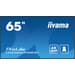 iiyama LH6565UHSB-B1 ecrã de sinalização Design de quiosque 163,8 cm (64.5") LED Wi-Fi 800 cd/m² 4K Ultra HD Preto Processador built-in Android 11 24/7