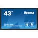 iiyama TF4339AS-B1AG ecrã de sinalização Plasma digital 108 cm (42.5") LED 500 cd/m² 4K Ultra HD Preto Ecrã táctil Processador built-in Android 24/7