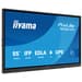 iiyama TE5513A-B2AG ecrã de sinalização Plasma interativo 138,7 cm (54.6") Wi-Fi 500 cd/m² 4K Ultra HD Preto Ecrã táctil Processador built-in Android 24/7