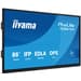 iiyama TE8613A-B2AG ecrã de sinalização Plasma interativo 2,17 m (85.6") Wi-Fi 500 cd/m² 4K Ultra HD Preto Ecrã táctil Processador built-in Android 24/7
