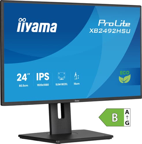 Monitor IIYAMA 24" ProLite XB2492HSU-B1 Full HD 100Hz IPS HDMI Preto