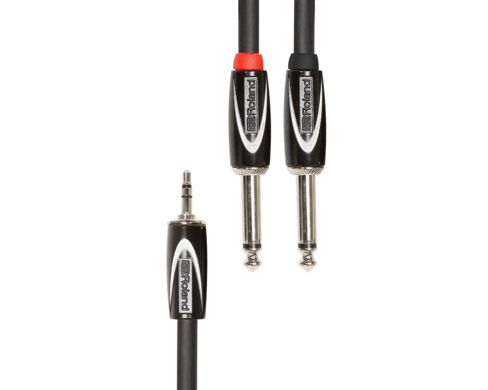 Roland RCC-5-3528 Mini Jack Stereo / 2 x Jack Mono 1.5m - BimotorDJ