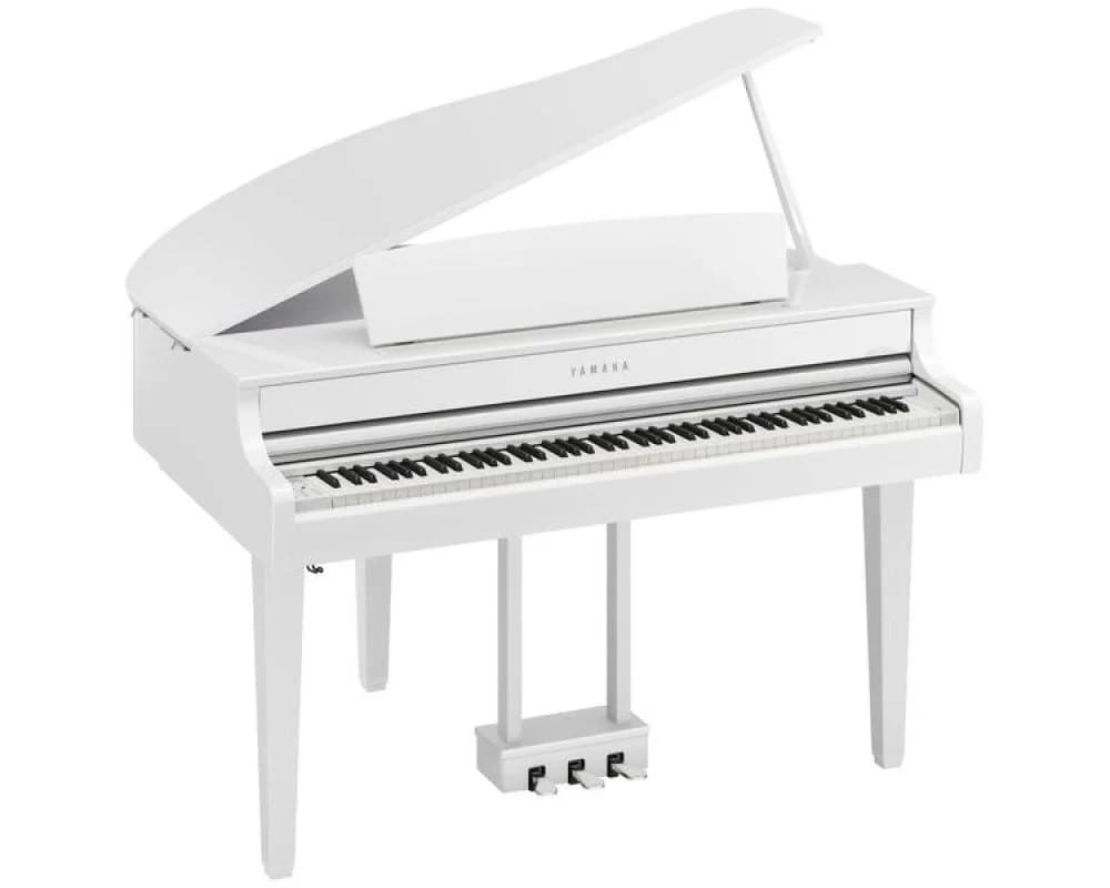 Yamaha CLP-865GP PWH Clavinova Piano Digital de Cauda White polished - BimotorDJ
