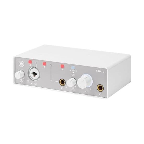Yamaha Interface de Áudio UR12 MK3 USB-C com Pré-Amplificador D-PRE Branco