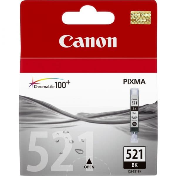 Tinteiro Canon CLI-521BK 2933B001 Black