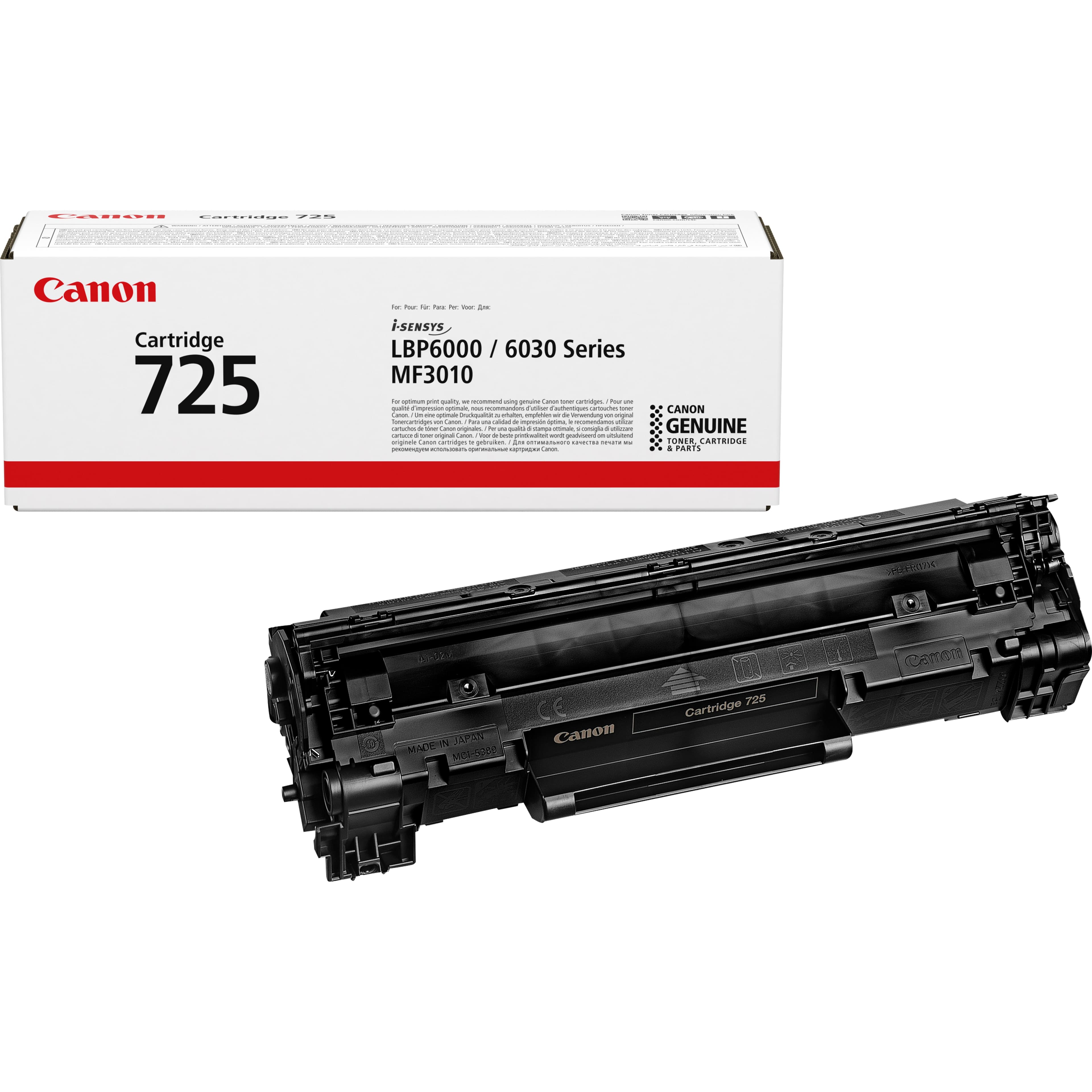 Toner Canon 725 Preto 3484B002 1600 Pág.