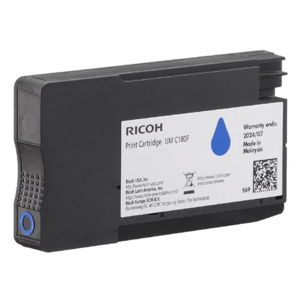 Ricoh Tinta IJM C180F Ciano
