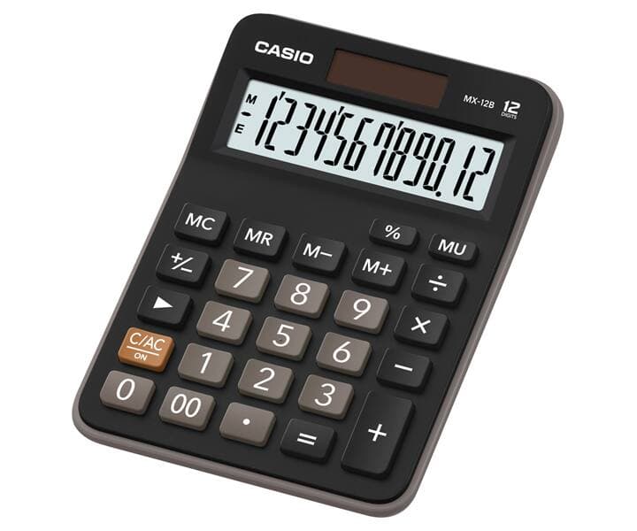 Calculadora Casio Escritório MX-12B 12 Dígitos