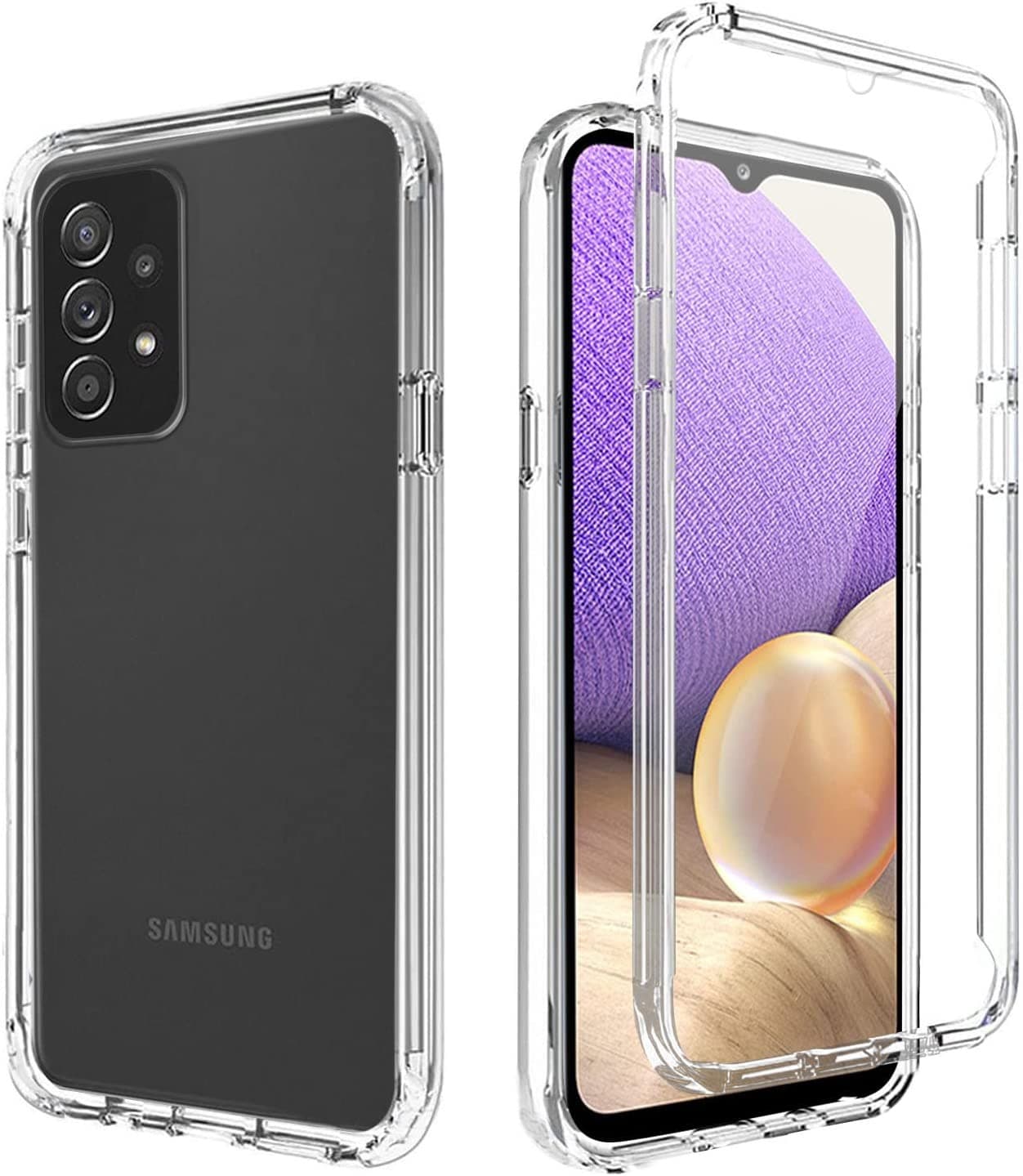 Capa Dupla 360 Samsung Galaxy A32 5G Transparente