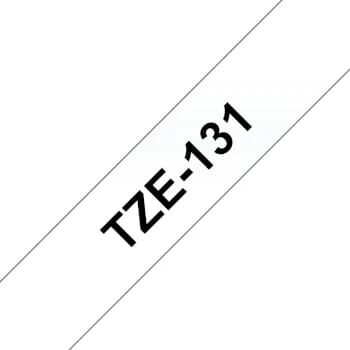 Fita Laminada 12mmx8mts Transparente/Preto
