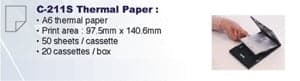 Brother Pack 20x50 Fls Papel Térmico A6 C211S 105x148mm - BROC211S
