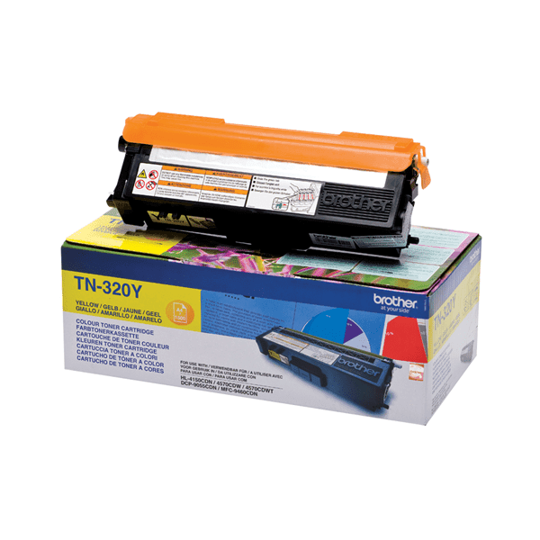 Brother TN-320Y toner 1 unidade(s) Original Amarelo