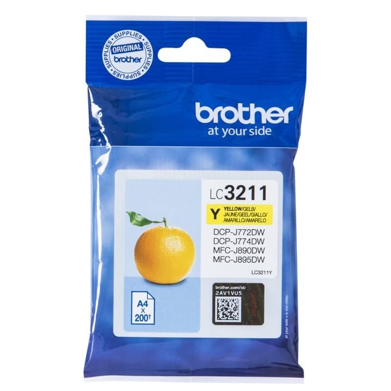 Cartucho amarelo Blister LC3211Y da Brother